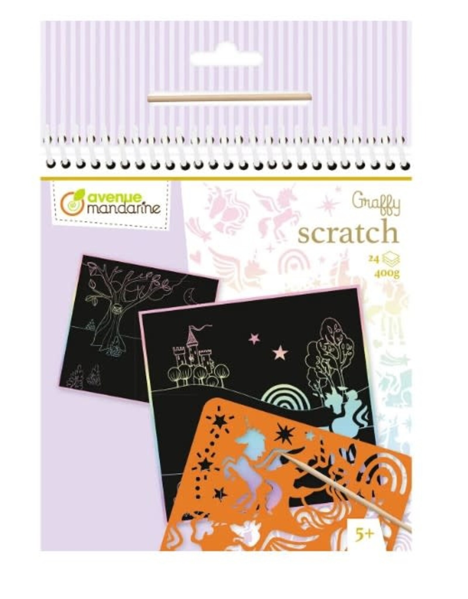 Avenue Mandarine Graffy Scratch, Unicorns