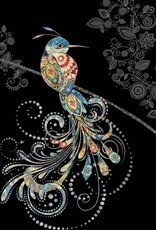Bug Art Jewels Card - Bird - Blank 5” X 7”