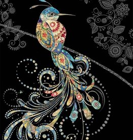Bug Art Jewels Card - Bird - Blank 5” X 7”
