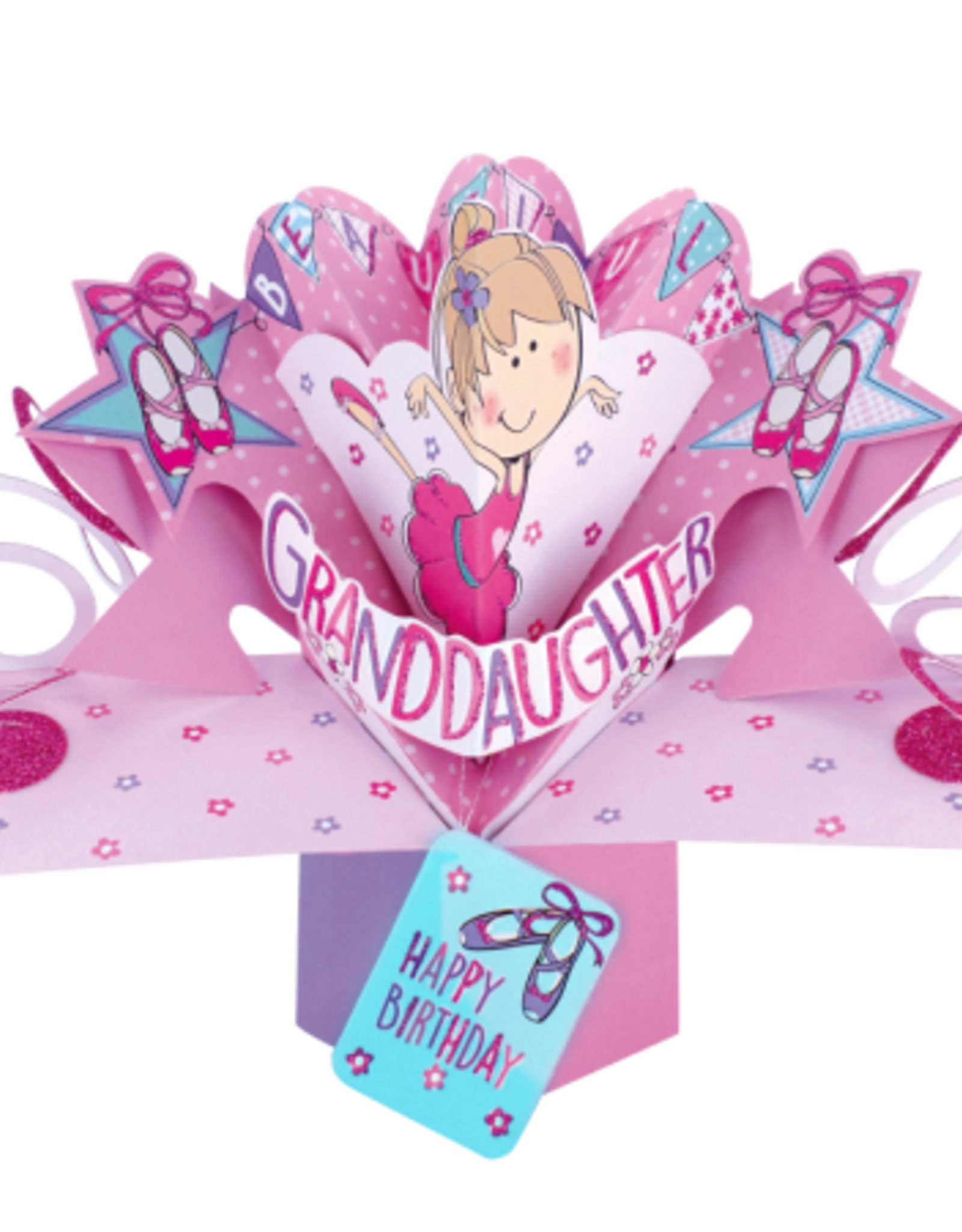 Incognito POP UP - GRANDDAUGHTER HAPPY BIRTHDAY - LITTLE GIRL (8.5" X 10")