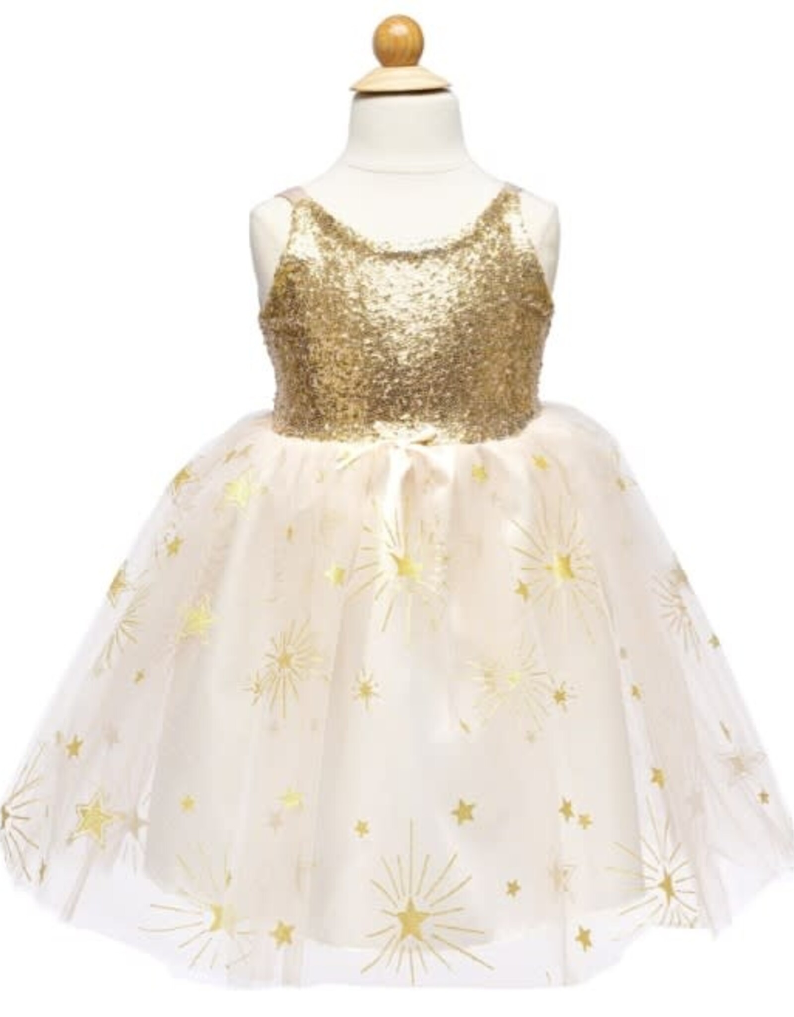 Great Pretenders Golden Glam Party Dress, Size 5-6