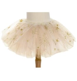 Great Pretenders Sparkle Star Tutu, White/Gold, Size 4-6
