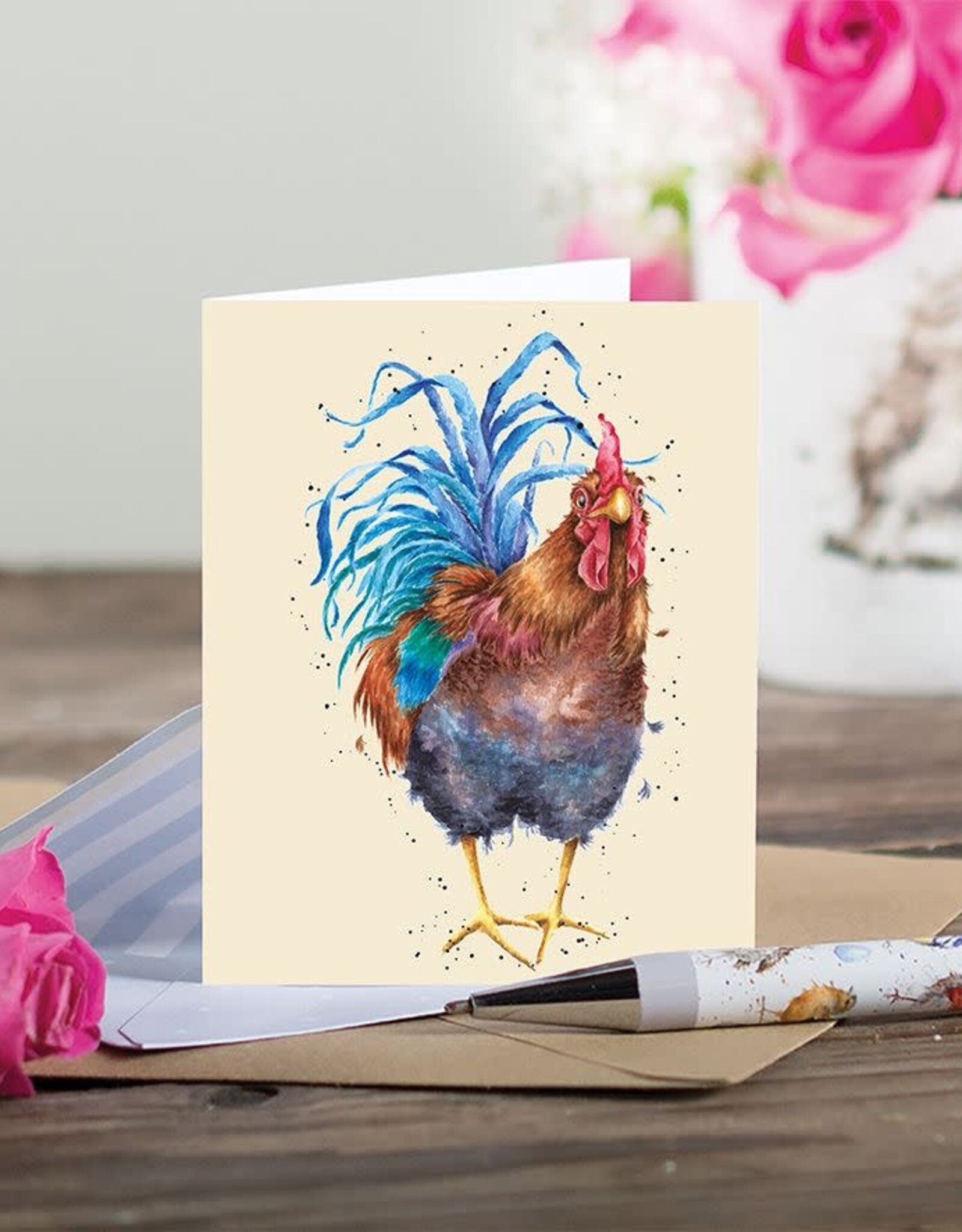 Wrendale Design CARD-COLOURS OF THE RAINBOW GIFT ENCLOSURE
