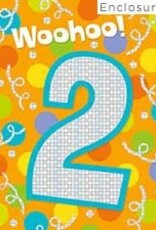 Peaceable Kingdom Card Age 2 Foil Gift Enclosure