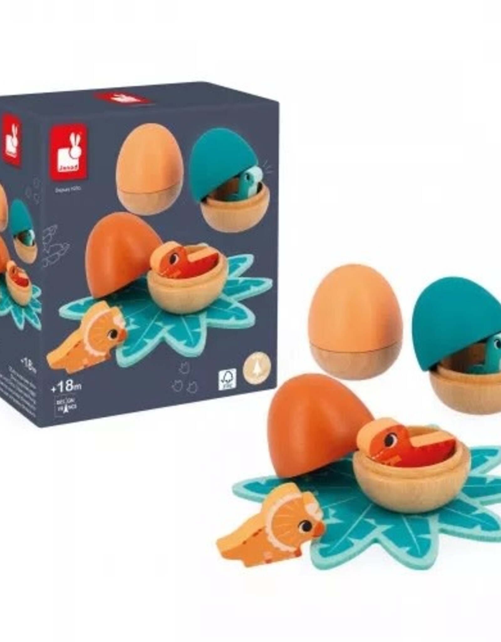 Janod DINO - DINO SURPRISE EGGS