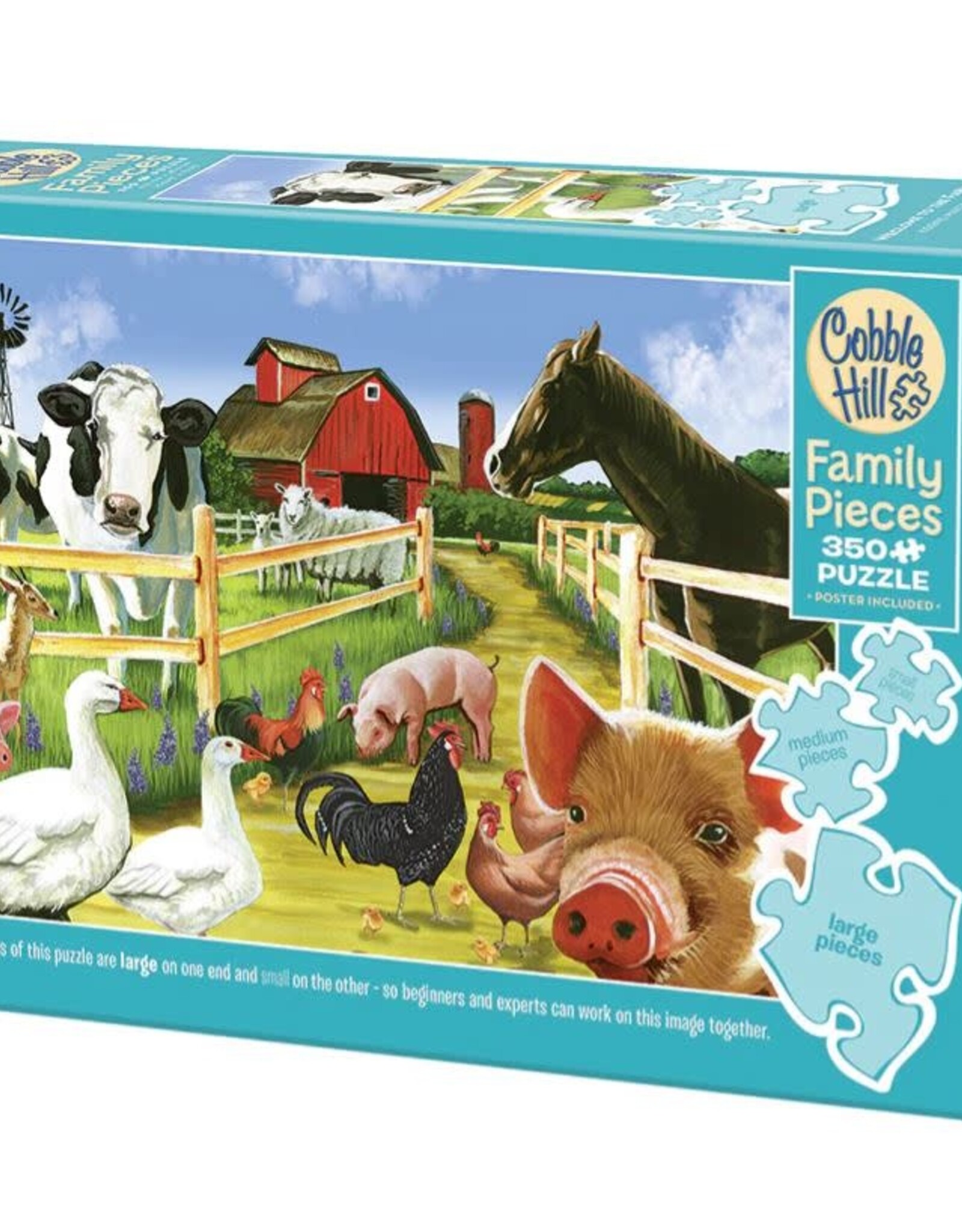 Cobble Hill Welcome to the Farm (Family) 350pc CH47029