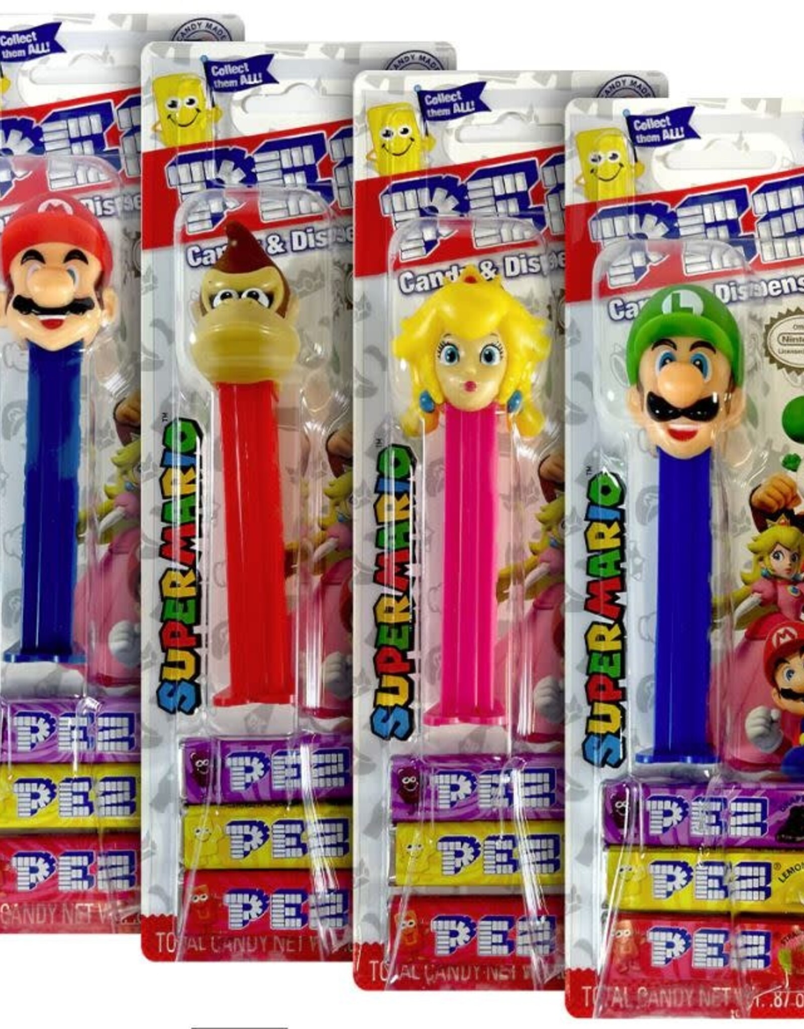 Pez Pez Blister Pack Nintendo .87oz Asst.