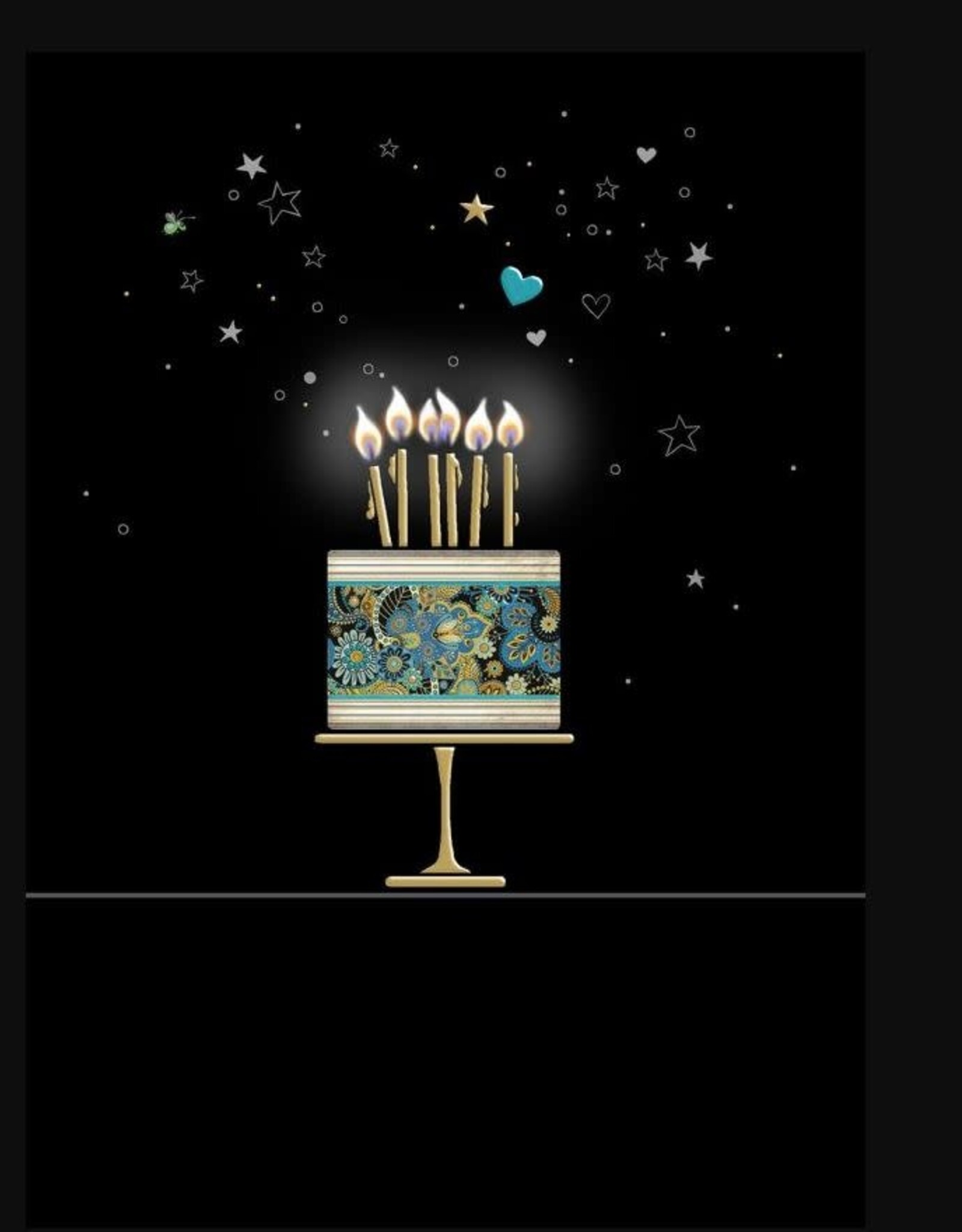 Incognito Jewels - Birthday cake - Blank 5” x 7”