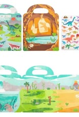 Stephen Joseph REUSABLE STICKER BOOKS DINO