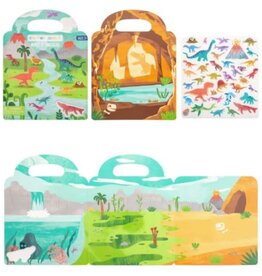 Stephen Joseph REUSABLE STICKER BOOKS DINO