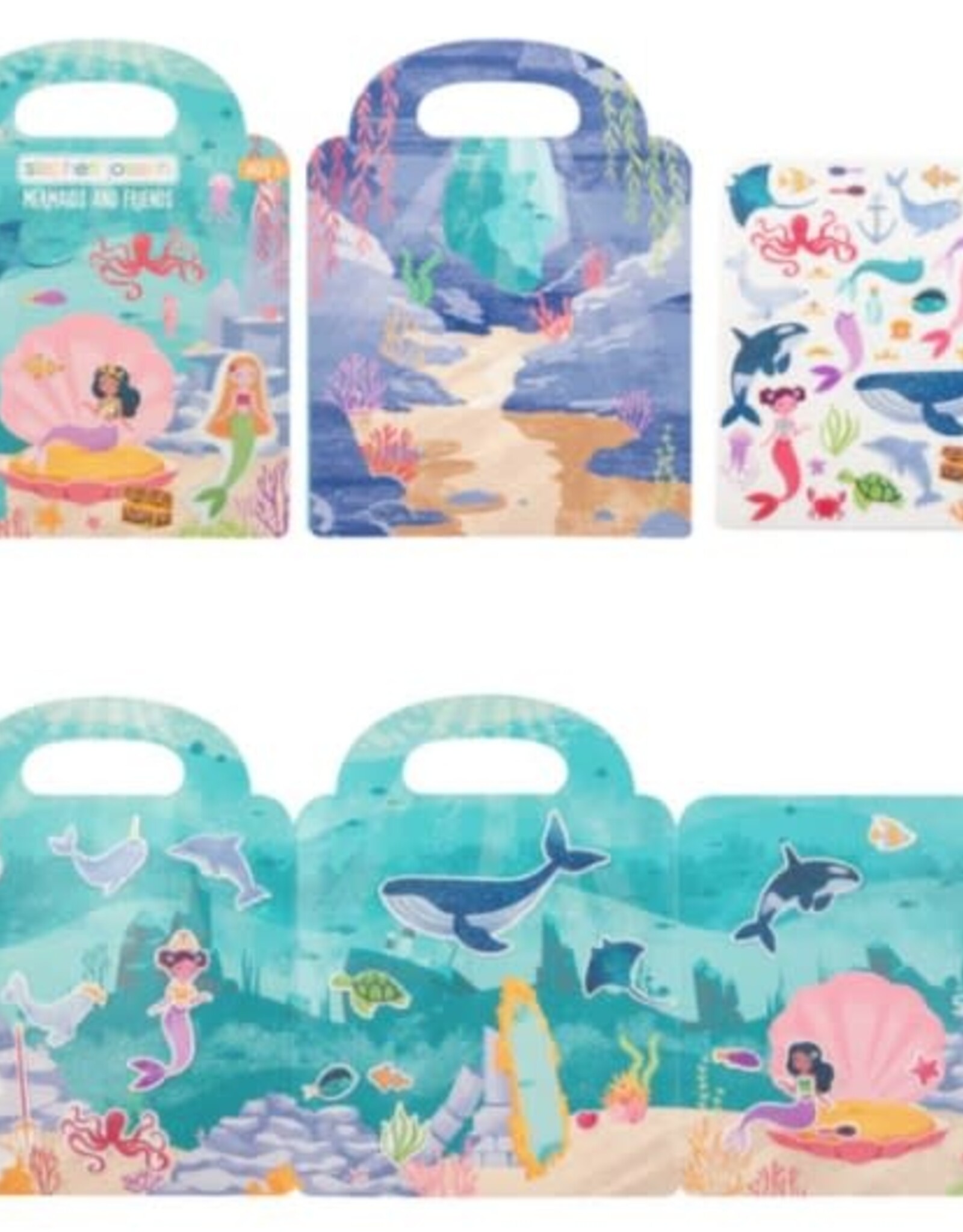 Stephen Joseph REUSABLE STICKER BOOKS MERMAID