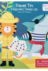 Stephen Joseph TRAVEL TIN MAGNETIC DRESS UP SHARK AND TIGER
