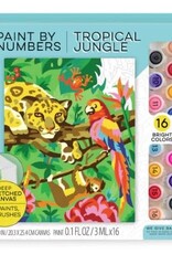 Bright Stripes Paint By Numbers - Tropical Jungle