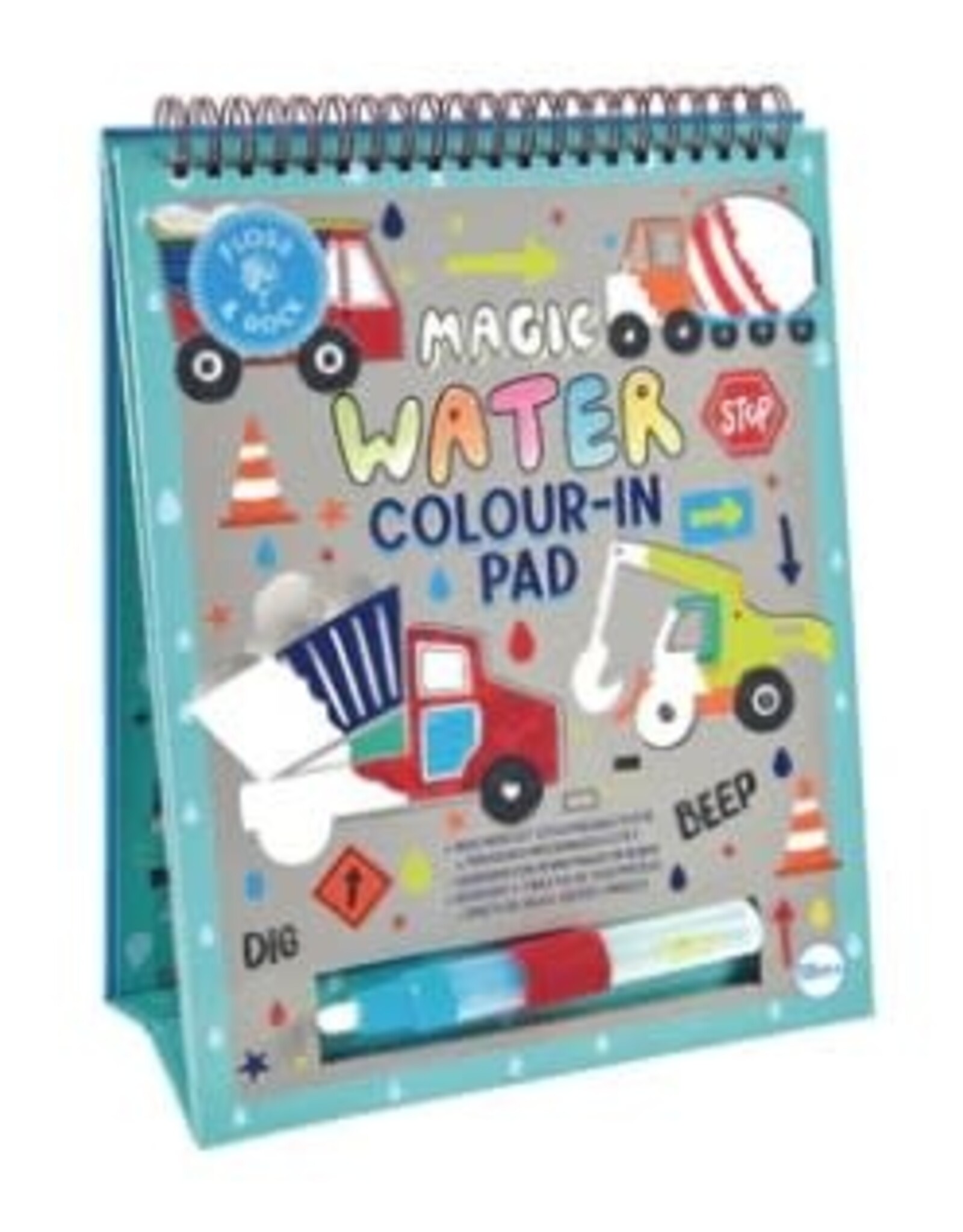 Floss & Rock Construction Magic Water Easel and Pen