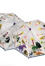 Floss & Rock Dino Transparent Colour Changing Umbrella