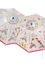 Floss & Rock Rainbow Fairy Transparent Colour Changing Umbrella