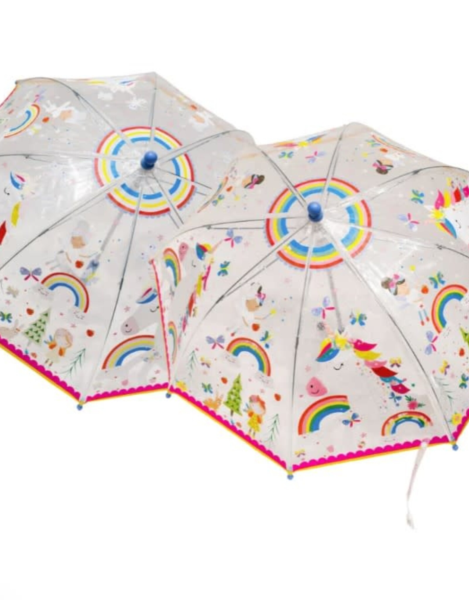 Floss & Rock Rainbow Fairy Transparent Colour Changing Umbrella