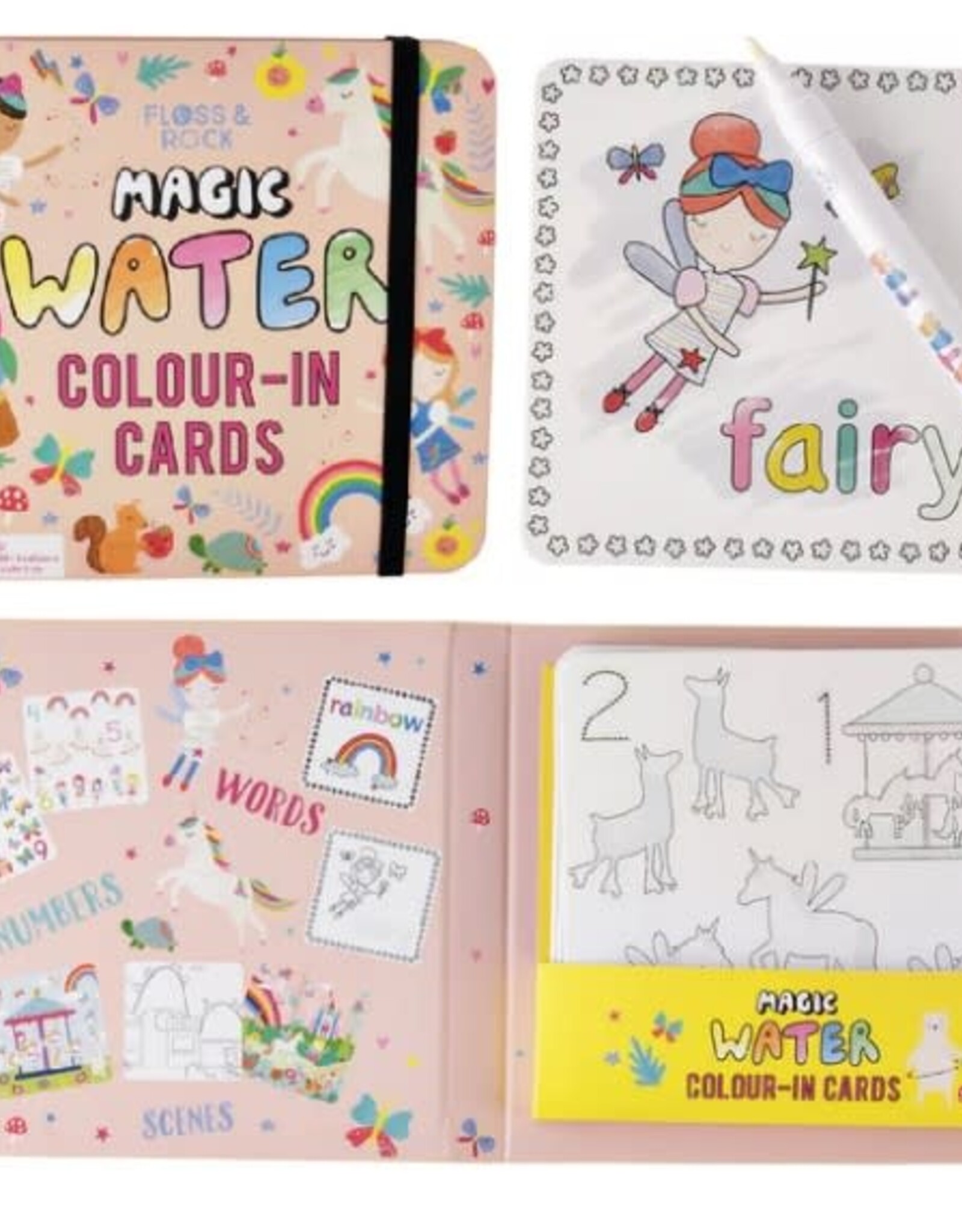 Floss & Rock Rainbow Fairy Water Pen & Cards