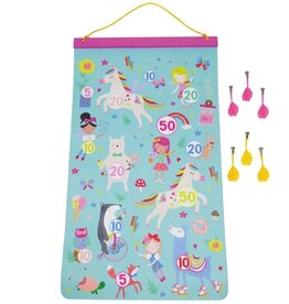 Floss & Rock RAINBOW FAIRY MAGNETIC DARTS BOARD