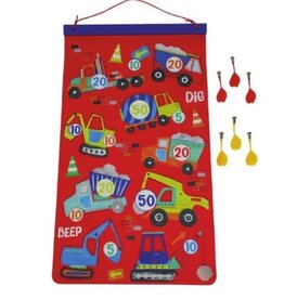 Floss & Rock CONSTRUCTION MAGNETIC DARTS BOARD
