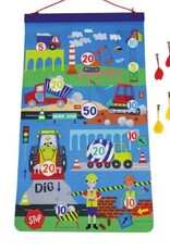 Floss & Rock CONSTRUCTION MAGNETIC DARTS BOARD