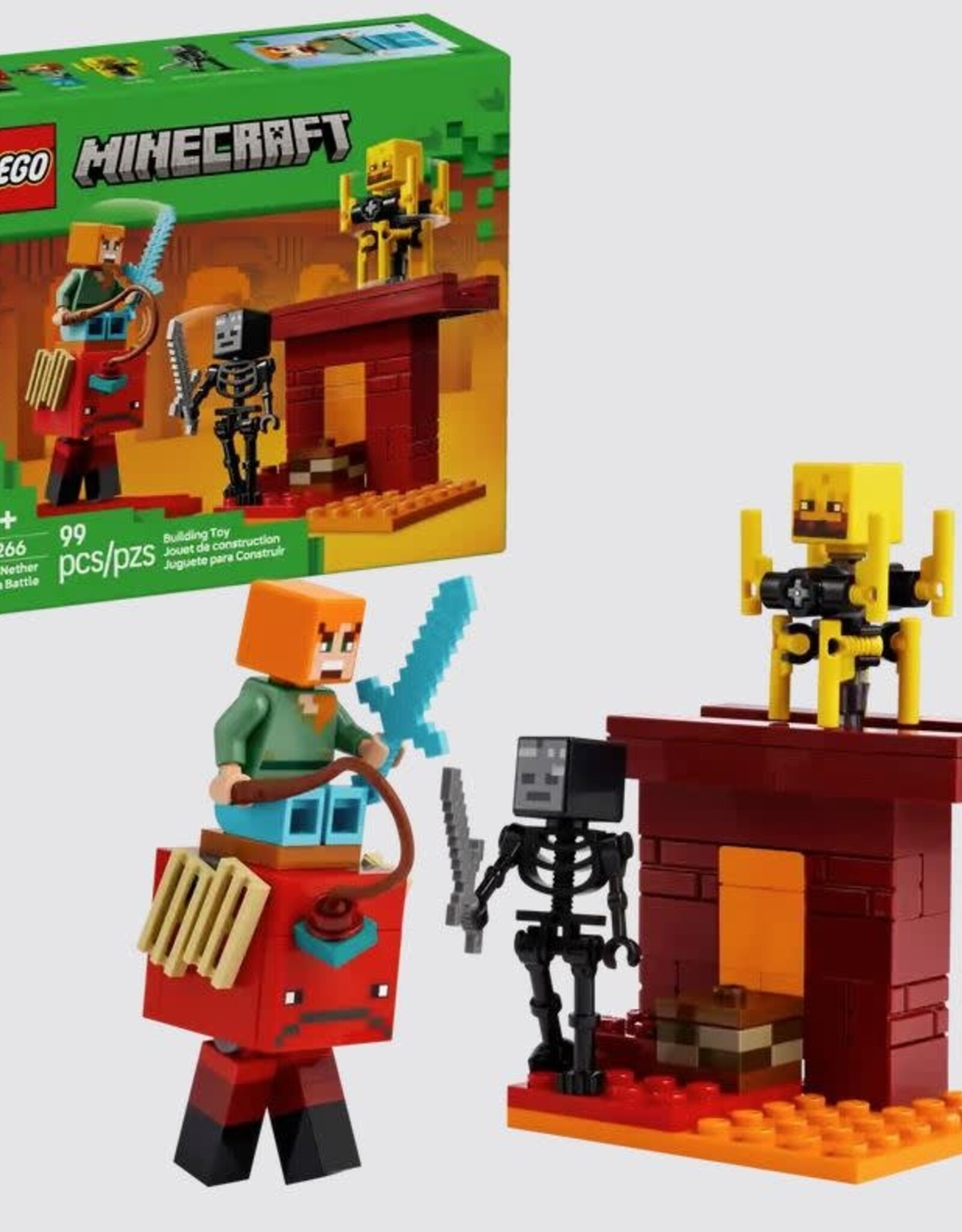 LEGO 21266 The Nether Lava Battle