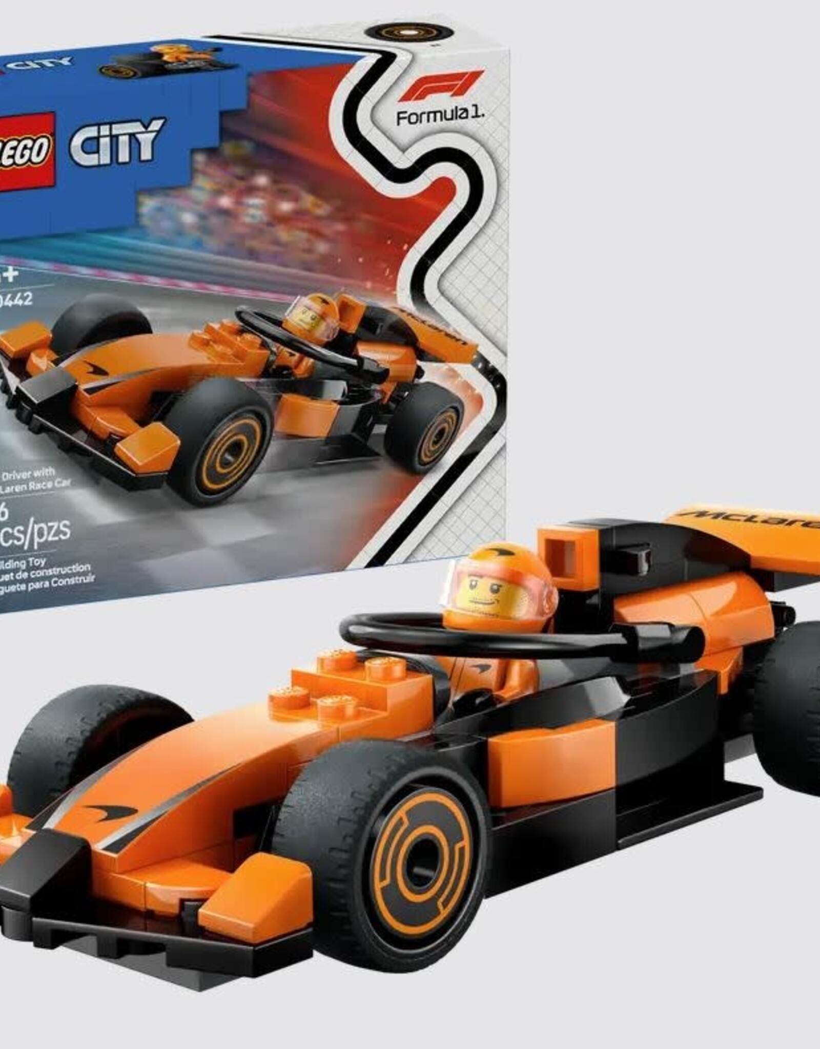 LEGO 60442 F1® Driver with McLaren Race Car