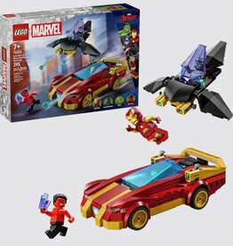 LEGO 76310 Iron Man Car & Black Panther vs. Red Hulk