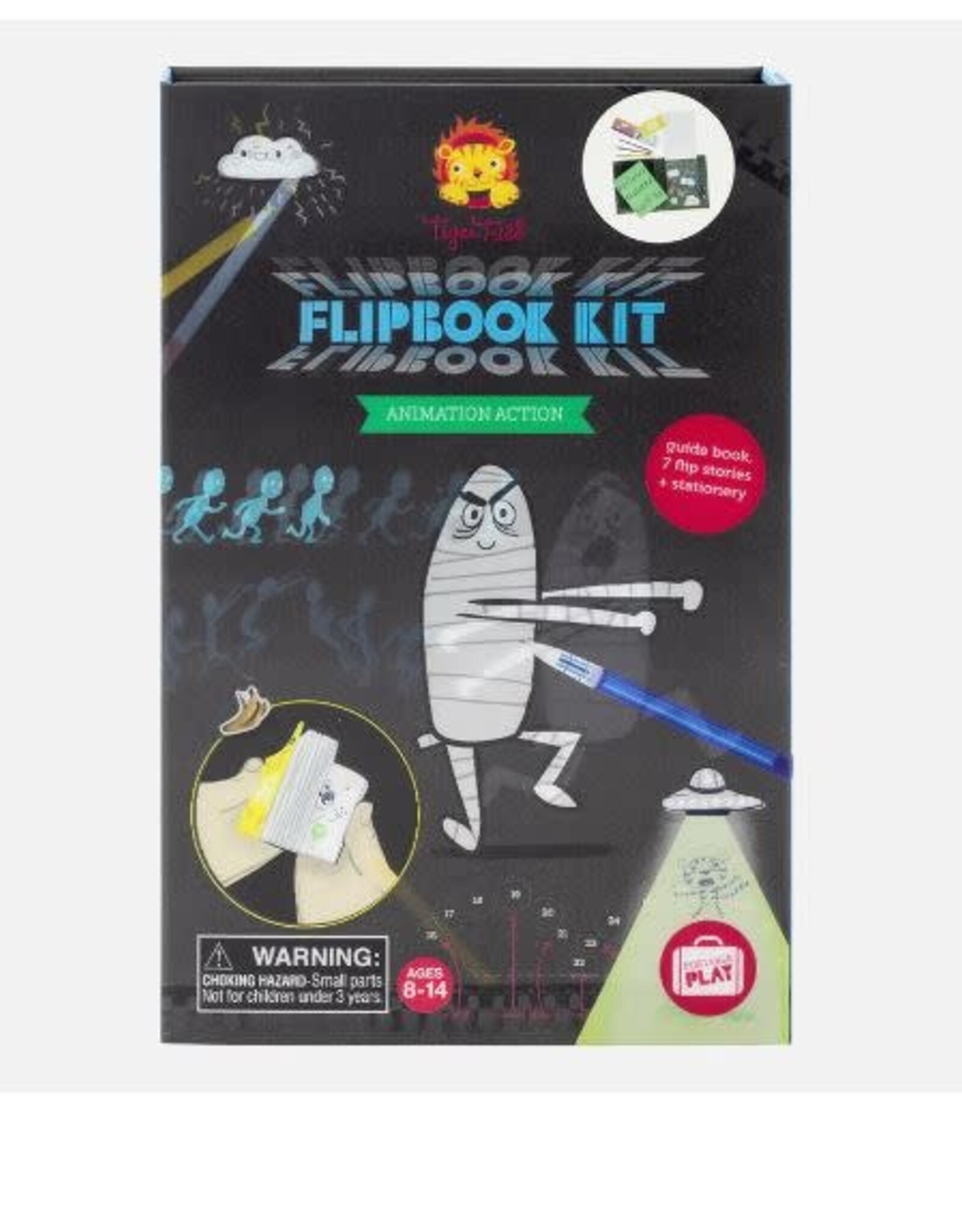 Tiger Tribe FLIP BOOK KIT-ANIMATION ACTION