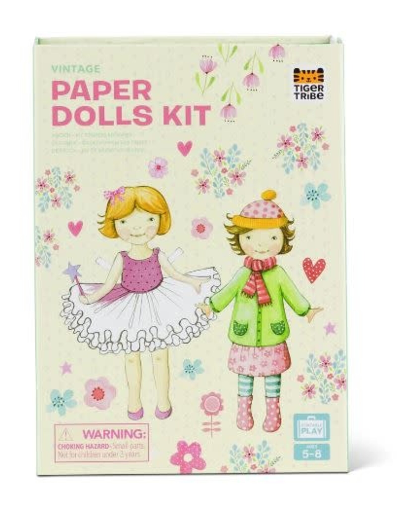 Tiger Tribe Paper Doll Kit - Vintage