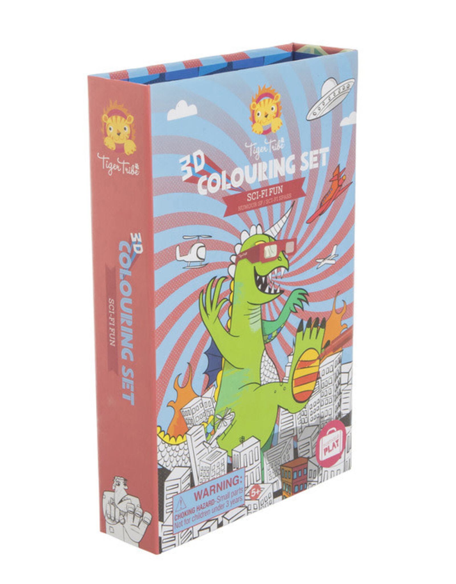 Tiger Tribe SCI FI FUN - 3D COLORING SET