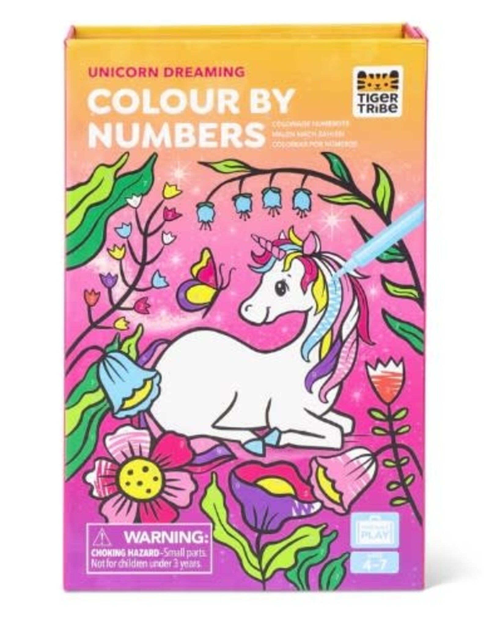 Tiger Tribe Colour by Numbers - Unicorn Dreaming