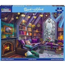 White Mountain Book Nook 1000pc