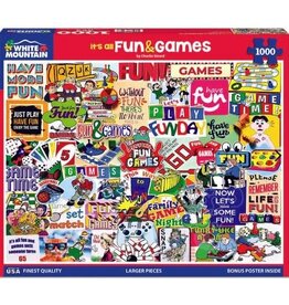 White Mountain It's All Fun & Games 1000pc