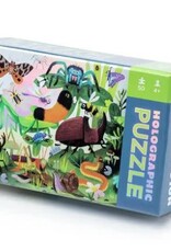 Crocodile Creek Holographic Foil Puzzle 50 Pc/Backyard Bugs