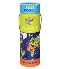 Crocodile Creek 200-pc Puzzle + Poster/World Animal