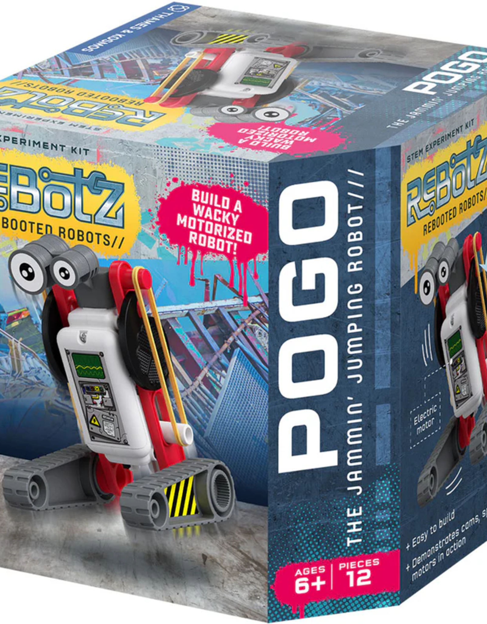 Thames & Kosmos ReBotz - Pogo - The Jammin' Jumping Robot