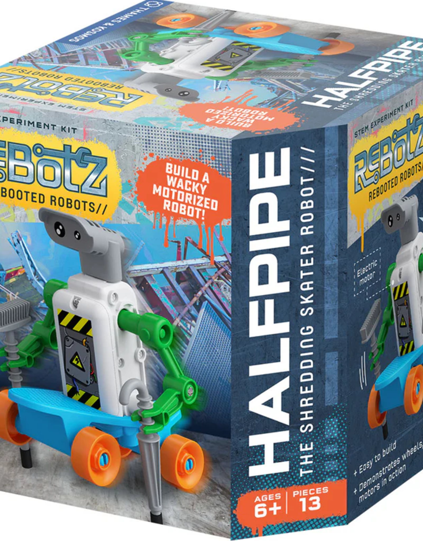 Thames & Kosmos ReBotz - Halfpipe - The Shredding Skater Robot