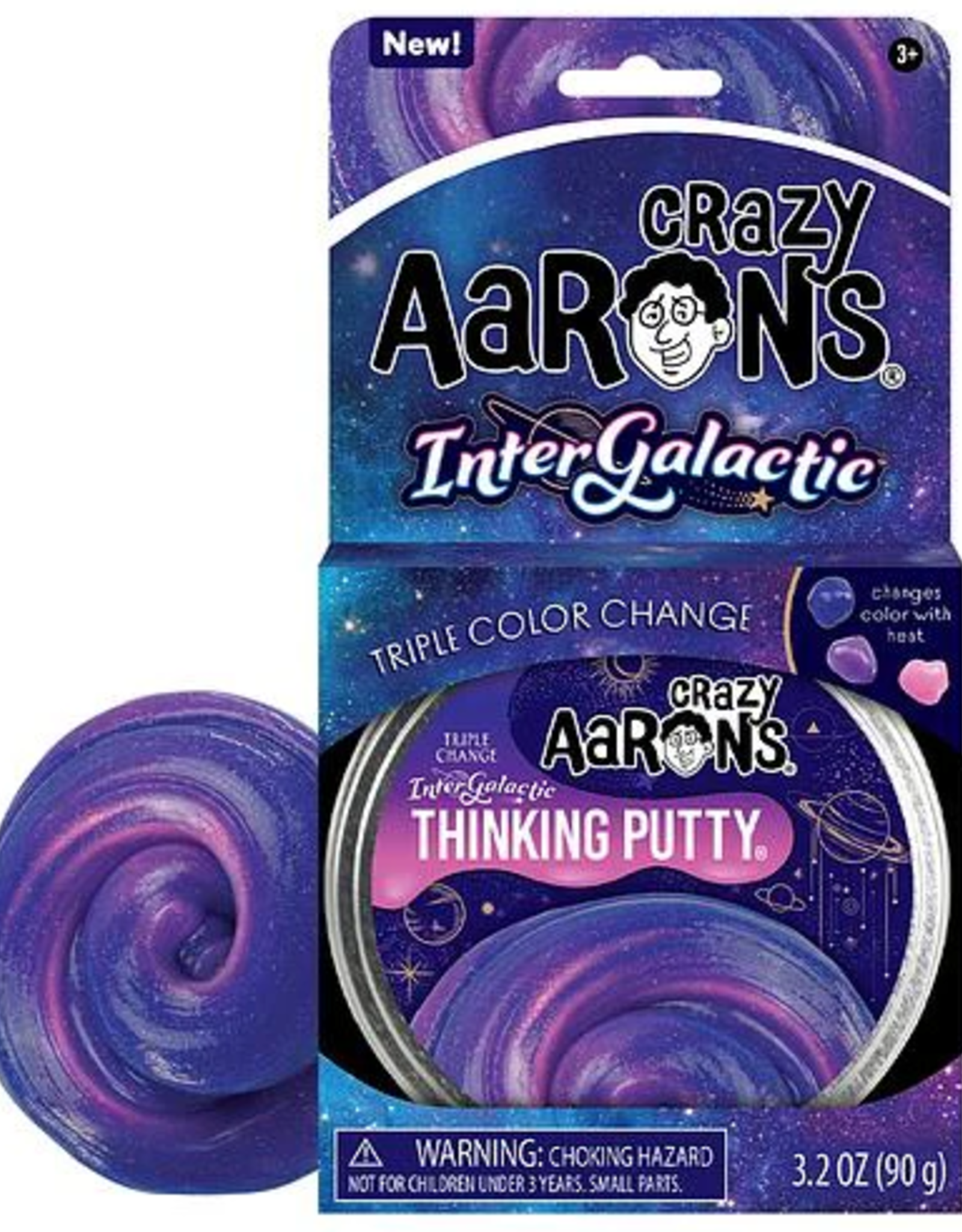 Crazy Aaron's Thinking Putty 4" TIN - TRENDSETTERS - INTERGALACTIC
