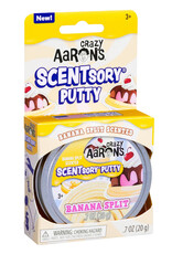 Crazy Aaron's Thinking Putty 2.75" MINI TIN - SCENTSORY - BANANA SPLIT