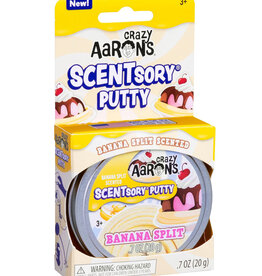 Crazy Aaron's Thinking Putty 2.75" MINI TIN - SCENTSORY - BANANA SPLIT