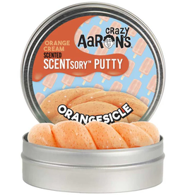 Crazy Aaron's Thinking Putty 2.75" MINI TIN - SCENTSORY - ORANGESICLE