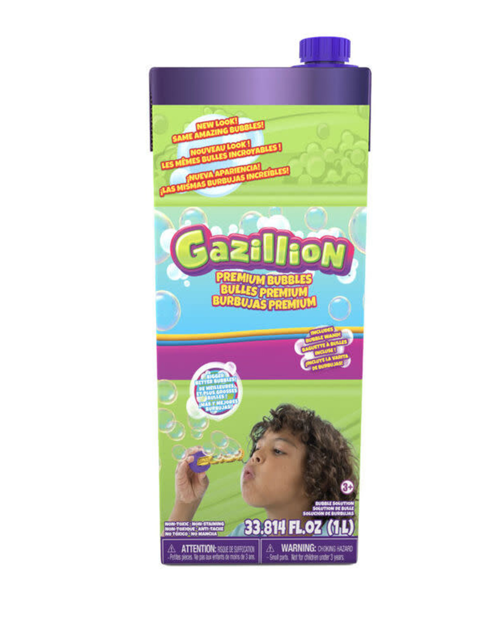 GAZILLION GAZILLION - 1L BOXED BUBBLE SOLUTION