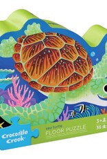 Crocodile Creek 36-pc Foil Puzzle/Sea Turtle