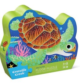 Crocodile Creek 36-pc Foil Puzzle/Sea Turtle