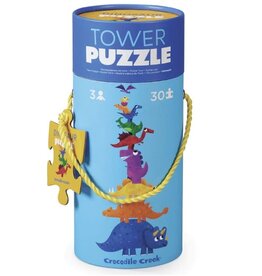 Crocodile Creek 30-Pc Tower Puzzle/Dinosaur