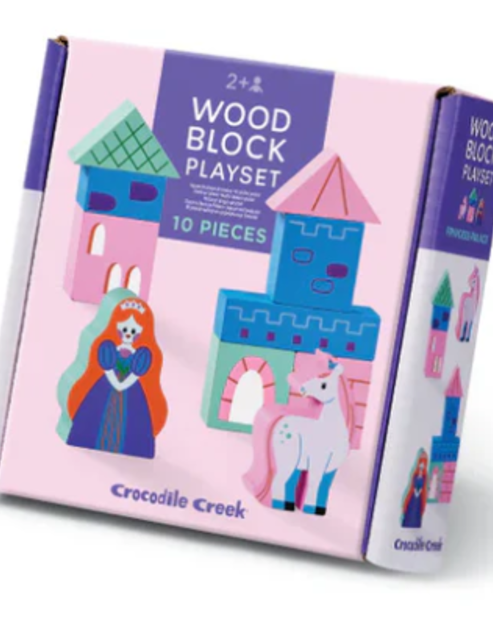 Crocodile Creek Build & Play Mini Wood Blocks/Princess Palace
