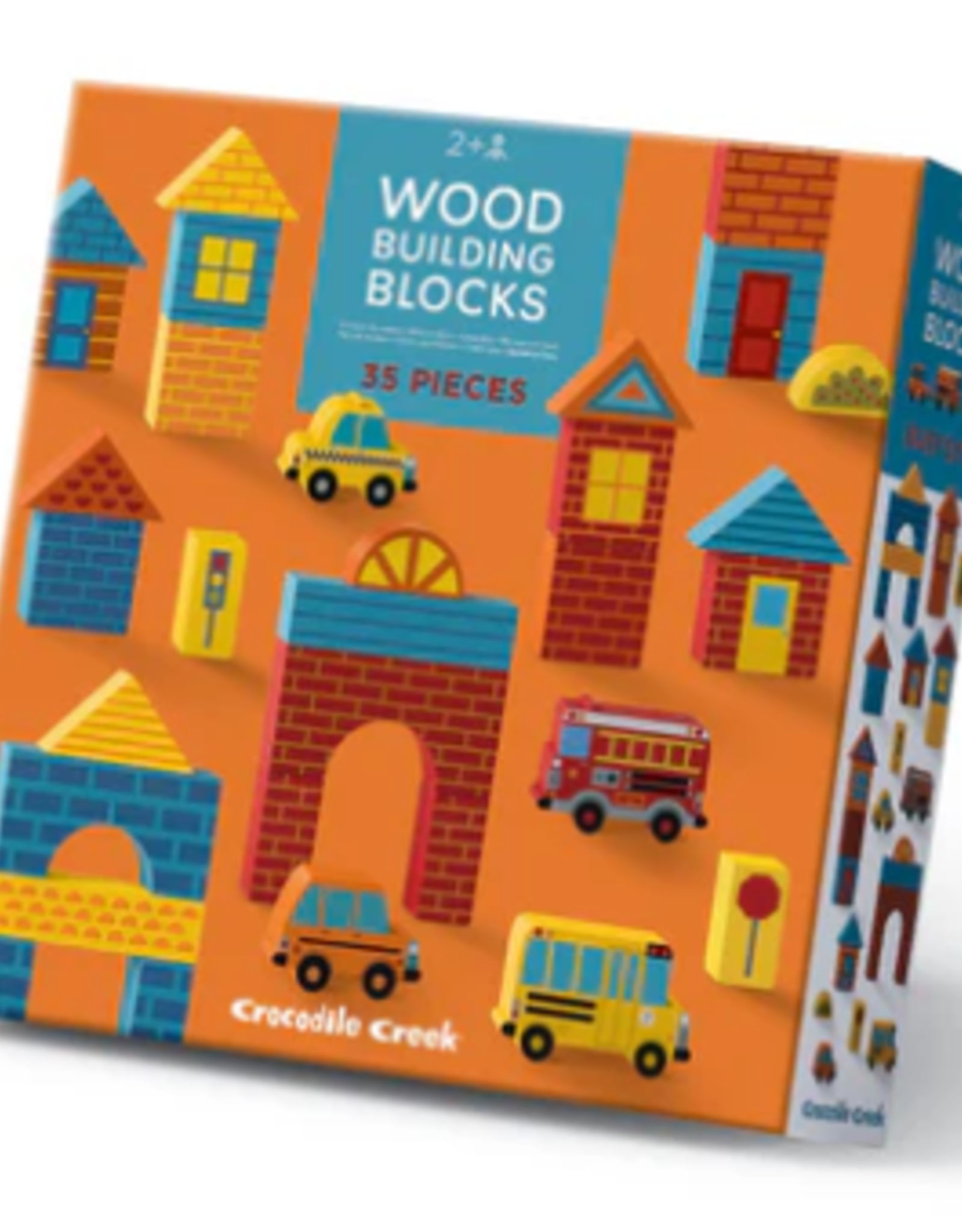 Crocodile Creek Build & Play Wood Blocks/Busy City
