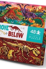Crocodile Creek 48-pc Above & Below/Dinosaur World