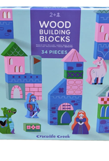 Crocodile Creek Build & Play Wood Blocks/Princess Palace